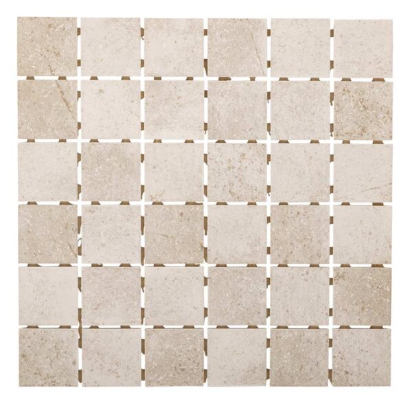 2"x2" Silver Grey Square Matt Porcelain